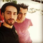 سامان جلیلی روی صحنه همراه با نوازندگی نیما پسندیده